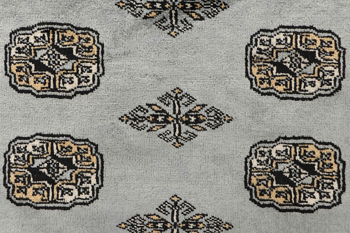 Light Grey Bokhara 4' x 6' 11 - No. 61058 - ALRUG Rug Store