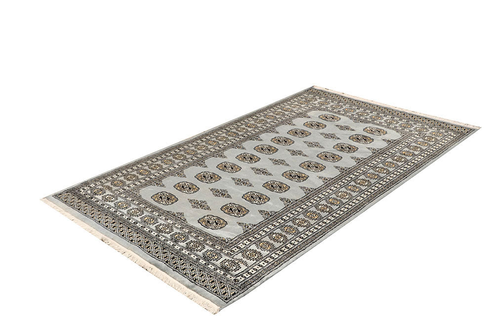 Light Grey Bokhara 4' x 6' 11 - No. 61058 - ALRUG Rug Store