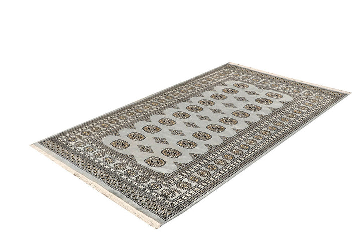 Light Grey Bokhara 4' x 6' 11 - No. 61058 - ALRUG Rug Store