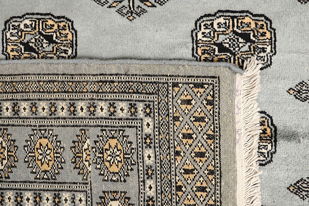 Light Grey Bokhara 4' x 6' 11 - No. 61058 - ALRUG Rug Store