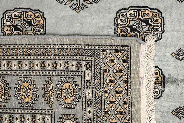 Light Grey Bokhara 4' x 6' 11 - No. 61058 - ALRUG Rug Store