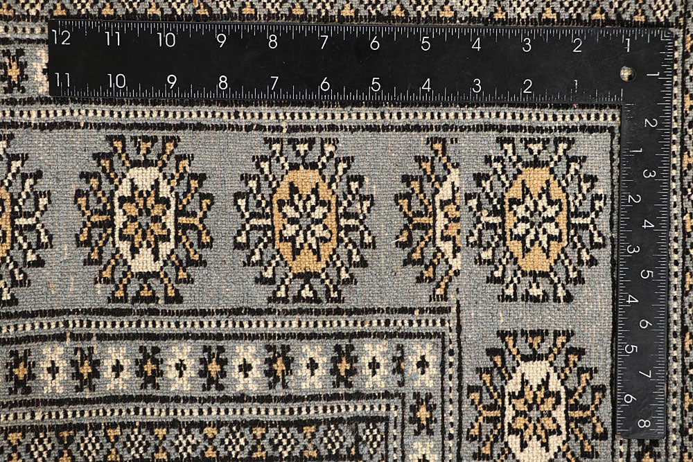 Light Grey Bokhara 4' x 6' 11 - No. 61058 - ALRUG Rug Store