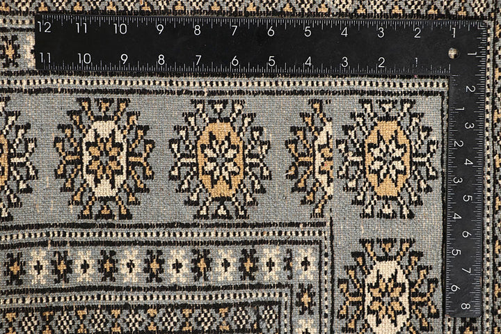 Light Grey Bokhara 4' x 6' 11 - No. 61058 - ALRUG Rug Store