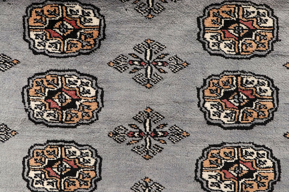Light Grey Bokhara 4' 1 x 6' 7 - No. 61059 - ALRUG Rug Store