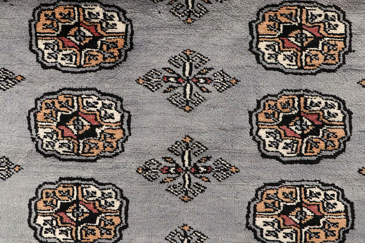 Light Grey Bokhara 4' 1 x 6' 7 - No. 61059 - ALRUG Rug Store