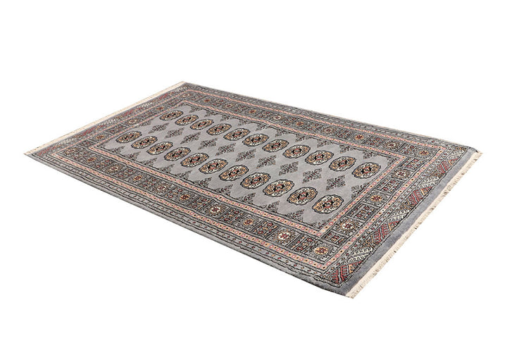 Light Grey Bokhara 4' 1 x 6' 7 - No. 61059 - ALRUG Rug Store