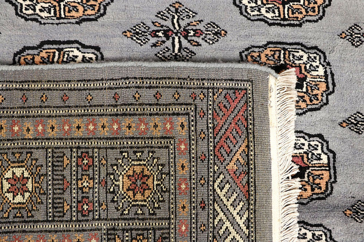 Light Grey Bokhara 4' 1 x 6' 7 - No. 61059 - ALRUG Rug Store