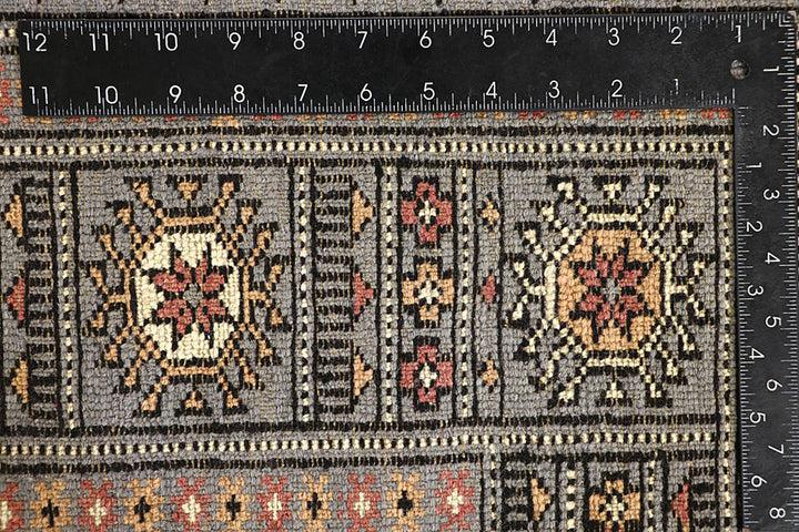 Light Grey Bokhara 4' 1 x 6' 7 - No. 61059 - ALRUG Rug Store