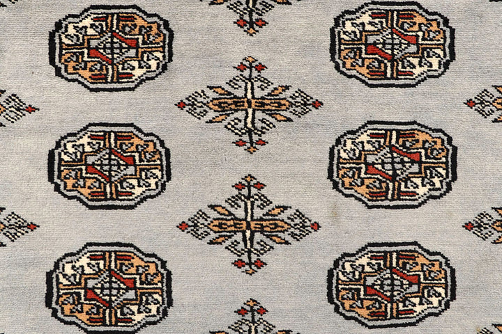 Gainsboro Bokhara 4' 1 x 6' 7 - No. 61060 - ALRUG Rug Store