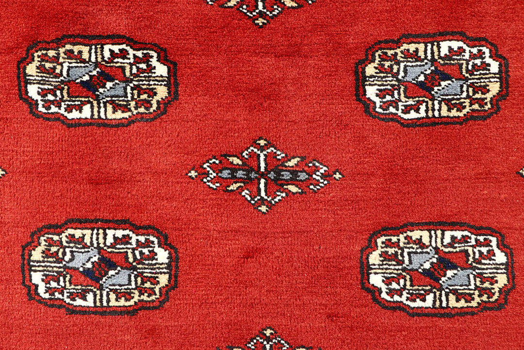 Orange Red Bokhara 4'  1" x 6'  3" - No. QA62400