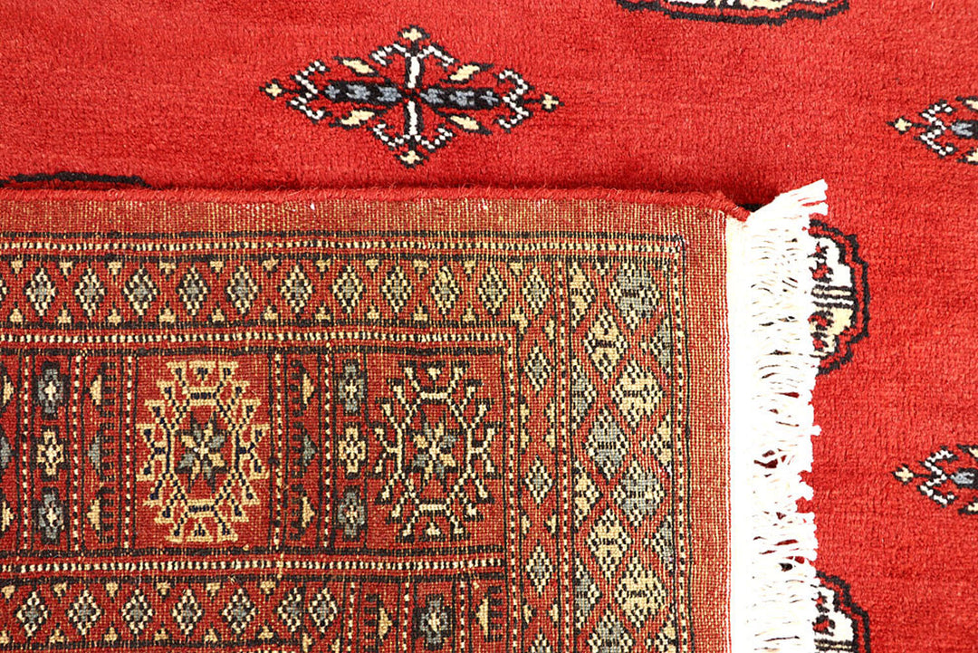 Orange Red Bokhara 4'  1" x 6'  3" - No. QA62400