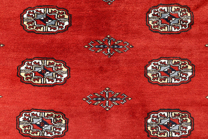 Orange Red Bokhara 4'  2" x 6' " - No. QA42347