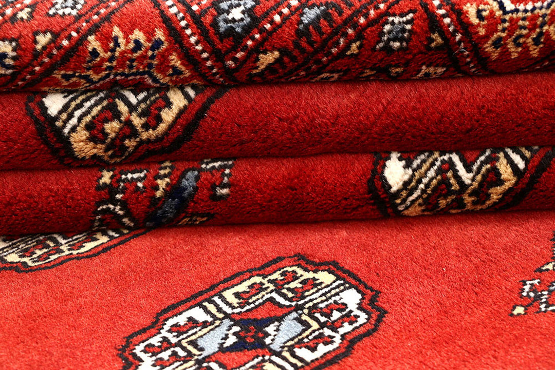 Orange Red Bokhara 4'  2" x 6' " - No. QA42347