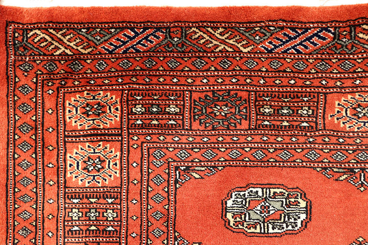 Tomato Bokhara 4' 2 x 6' 9 - No. 61066 - ALRUG Rug Store