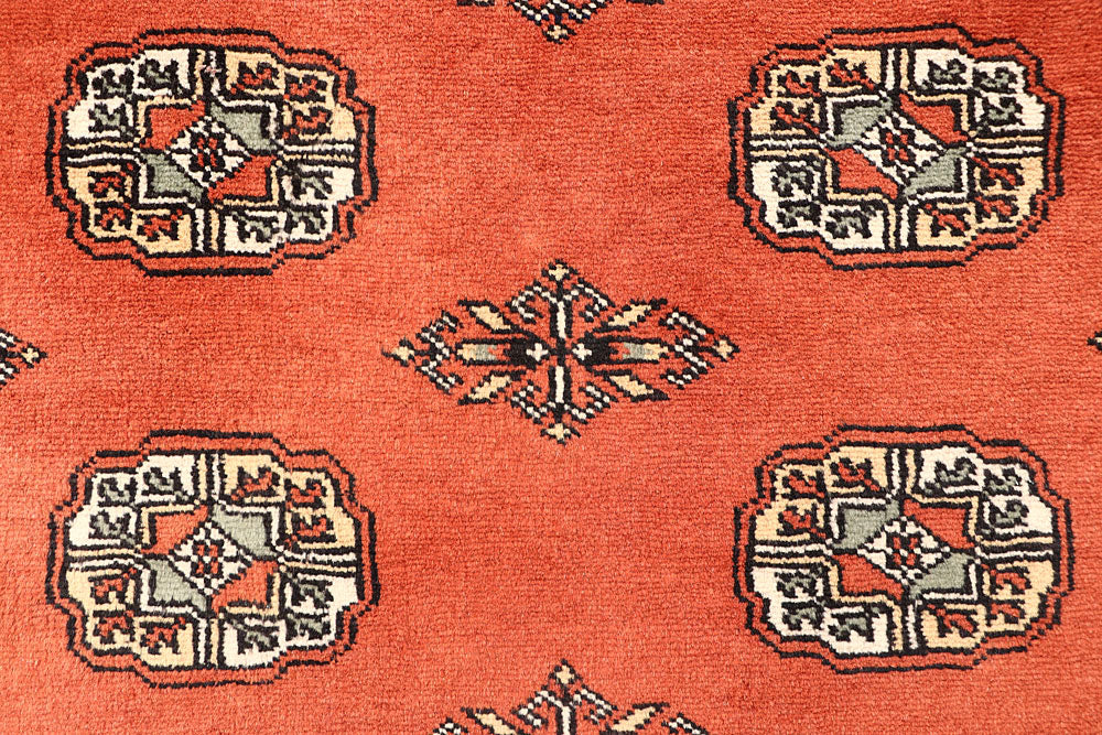 Tomato Bokhara 4' 2 x 6' 9 - No. 61066 - ALRUG Rug Store