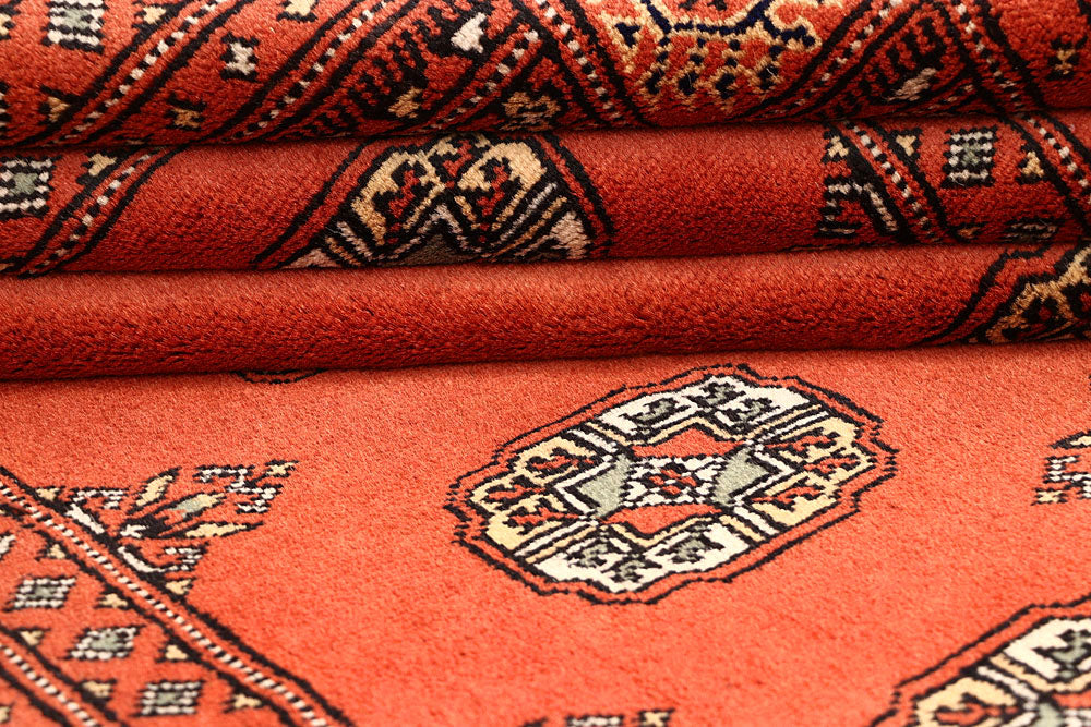 Tomato Bokhara 4' 2 x 6' 9 - No. 61066 - ALRUG Rug Store