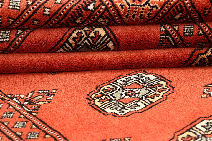 Tomato Bokhara 4' 2 x 6' 9 - No. 61066 - ALRUG Rug Store