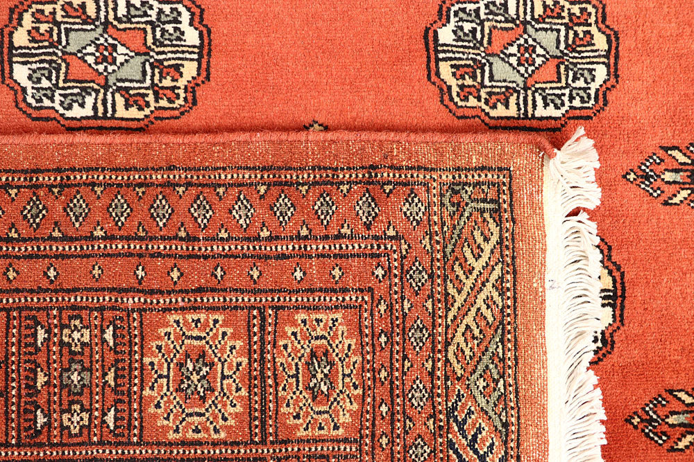 Tomato Bokhara 4' 2 x 6' 9 - No. 61066 - ALRUG Rug Store