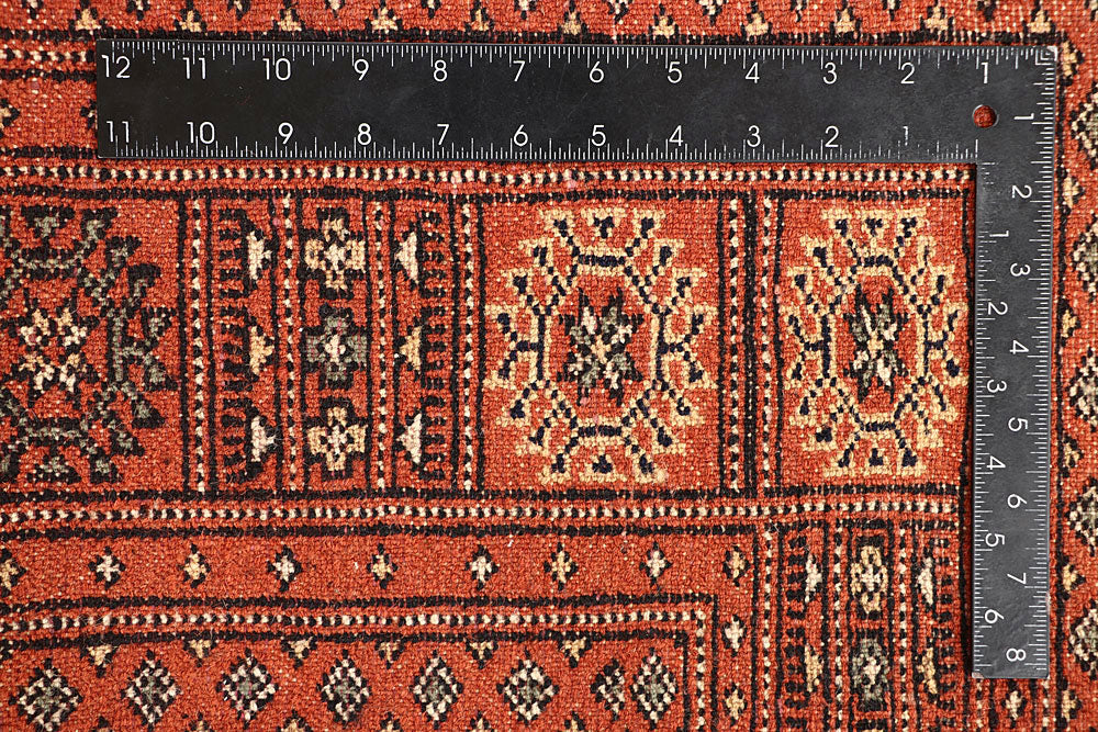 Tomato Bokhara 4' 2 x 6' 9 - No. 61066 - ALRUG Rug Store