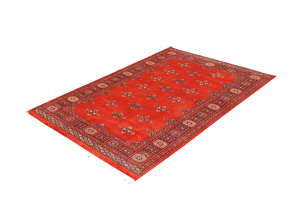 Orange Red Butterfly 4' x 5' 11 - No. 61069 - ALRUG Rug Store