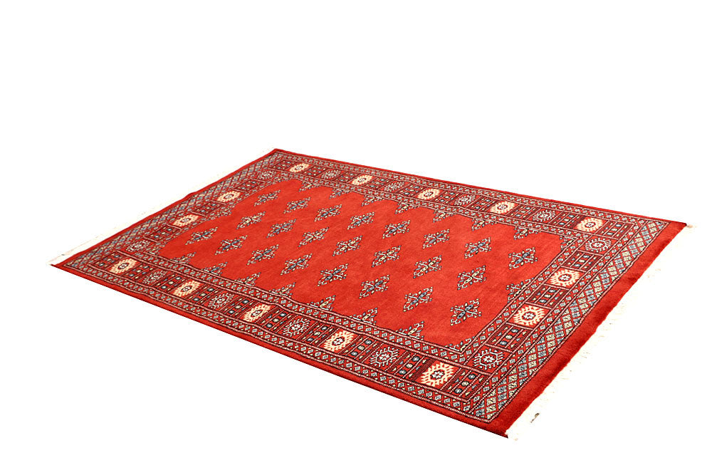 Orange Red Butterfly 4' 1 x 6' 3 - No. 61071 - ALRUG Rug Store