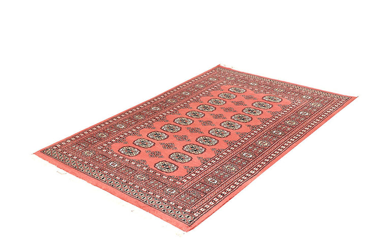 Salmon Bokhara 3' 11 x 6' - No. 61074 - ALRUG Rug Store