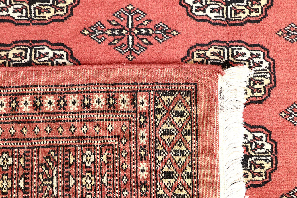 Salmon Bokhara 3' 11 x 6' - No. 61074 - ALRUG Rug Store