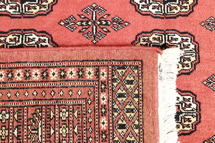 Salmon Bokhara 3' 11 x 6' - No. 61074 - ALRUG Rug Store