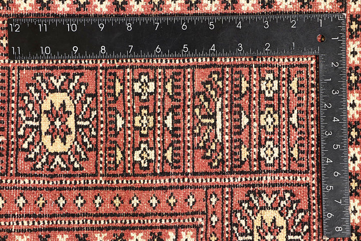 Salmon Bokhara 3' 11 x 6' - No. 61074 - ALRUG Rug Store