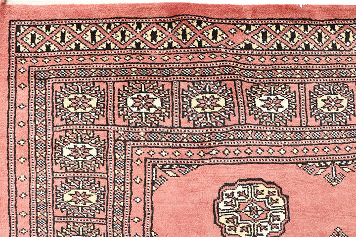Salmon Bokhara 4' x 6' 7 - No. 61075 - ALRUG Rug Store