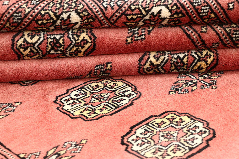 Salmon Bokhara 4' x 6' 7 - No. 61075 - ALRUG Rug Store