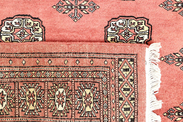 Salmon Bokhara 4' x 6' 7 - No. 61075 - ALRUG Rug Store