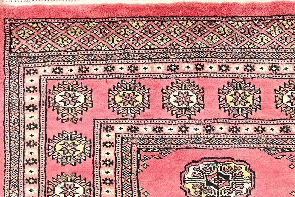 Pink Bokhara 4' 1 x 6' 4 - No. 61077 - ALRUG Rug Store