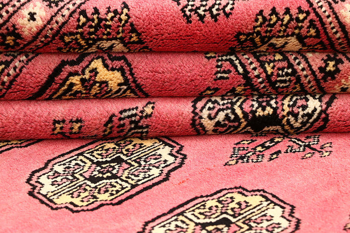 Pink Bokhara 4' 1 x 6' 4 - No. 61077 - ALRUG Rug Store