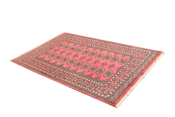 Pink Bokhara 4' 1 x 6' 4 - No. 61077 - ALRUG Rug Store