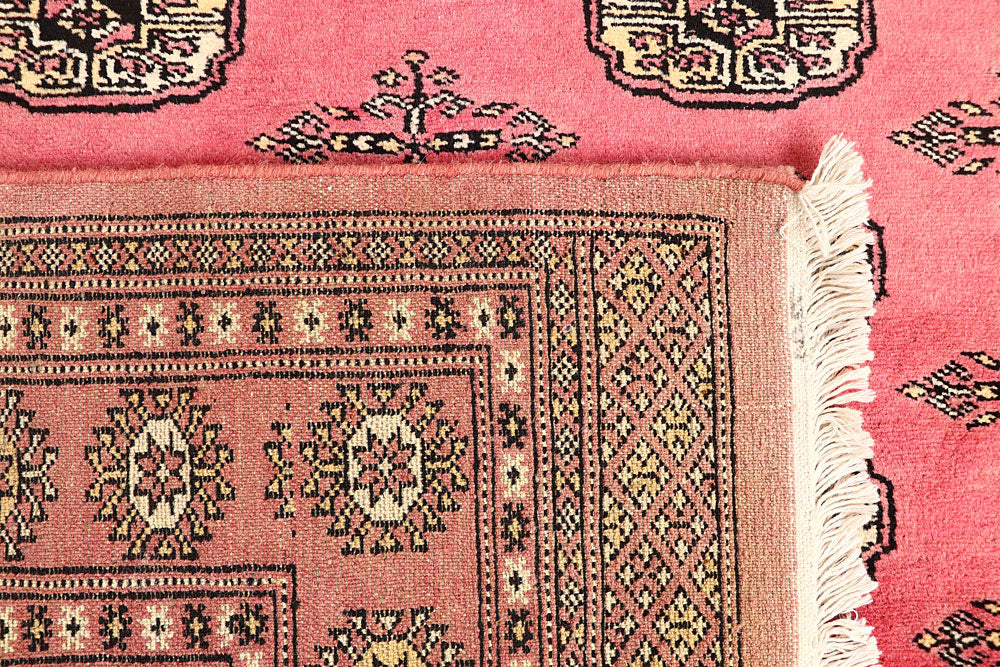Pink Bokhara 4' 1 x 6' 4 - No. 61077 - ALRUG Rug Store