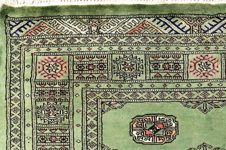 Dark Sea Green Bokhara 4' x 6' 4 - No. 61082 - ALRUG Rug Store