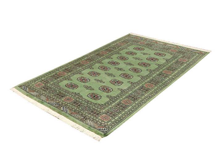 Dark Sea Green Bokhara 4' x 6' 4 - No. 61082 - ALRUG Rug Store