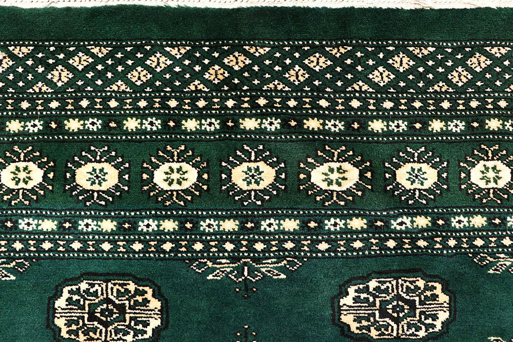 Darkgreen Bokhara 4' x 6' - No. 61084 - ALRUG Rug Store