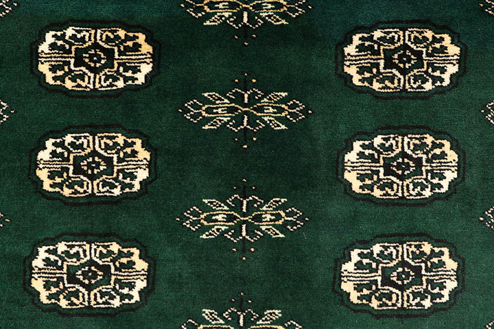 Darkgreen Bokhara 4' x 6' - No. 61084 - ALRUG Rug Store
