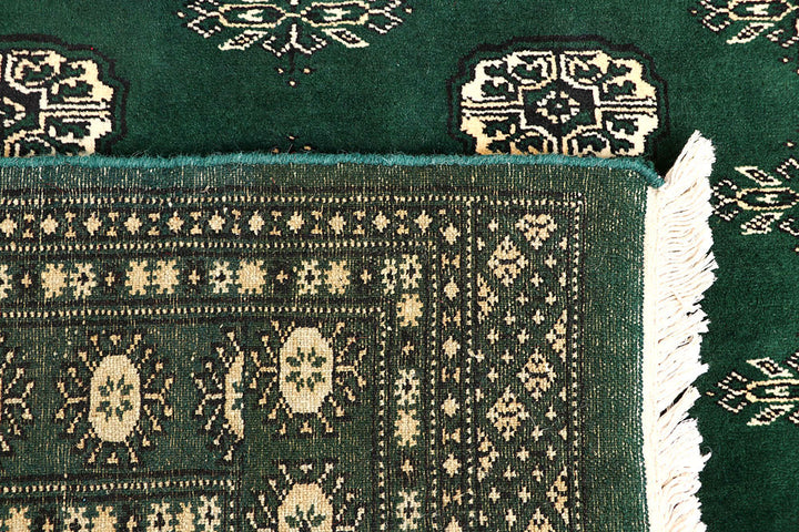 Darkgreen Bokhara 4' x 6' - No. 61084 - ALRUG Rug Store