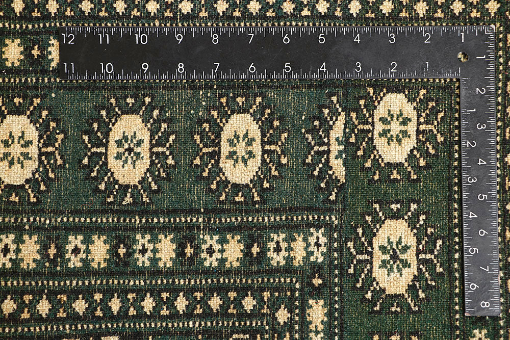 Darkgreen Bokhara 4' x 6' - No. 61084 - ALRUG Rug Store