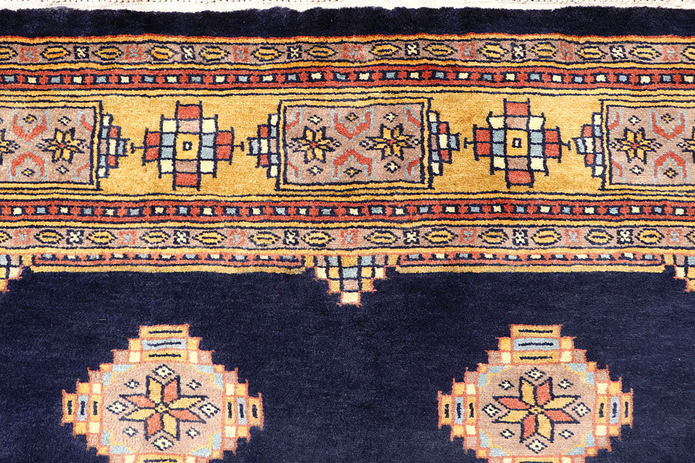 Midnight Blue Jaldar 4' 2 x 6' 5 - No. 61086 - ALRUG Rug Store