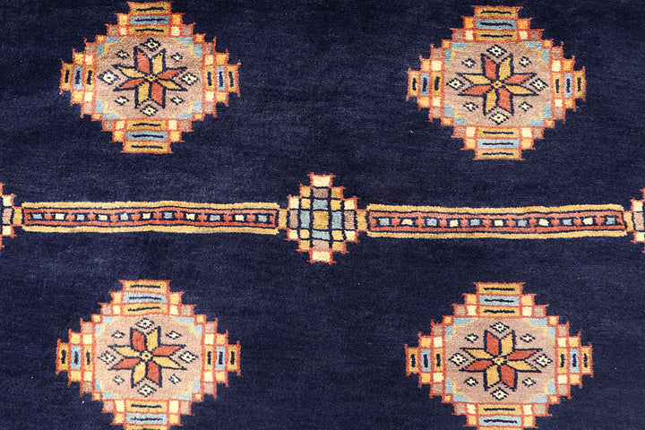 Midnight Blue Jaldar 4' 2 x 6' 5 - No. 61086 - ALRUG Rug Store