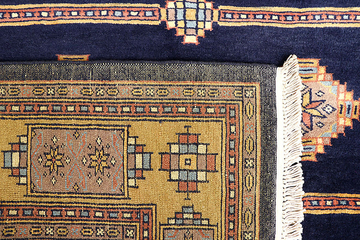 Midnight Blue Jaldar 4' 2 x 6' 5 - No. 61086 - ALRUG Rug Store