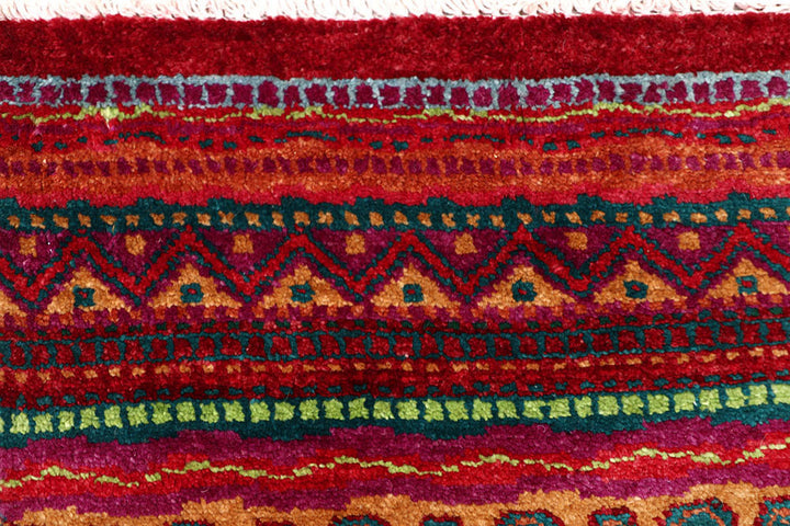 Multi Colored Gabbeh 2' 7 x 10' - No. 61095 - ALRUG Rug Store