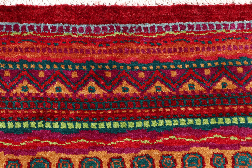 Multi Colored Gabbeh 2' 7 x 10' - No. 61095 - ALRUG Rug Store