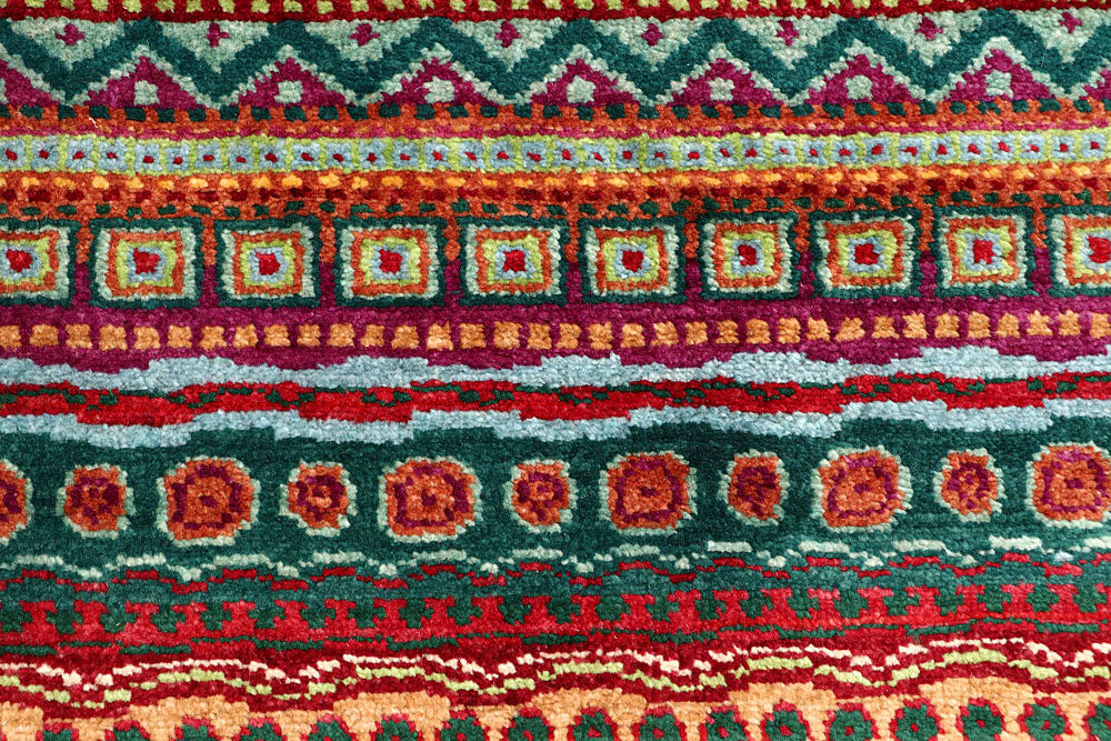 Multi Colored Gabbeh 2' 7 x 10' - No. 61095 - ALRUG Rug Store