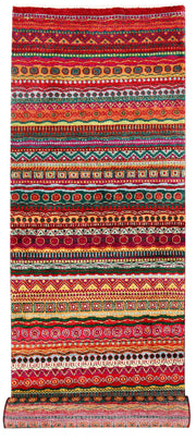 Multi Colored Gabbeh 2' 7 x 10' - No. 61095 - ALRUG Rug Store