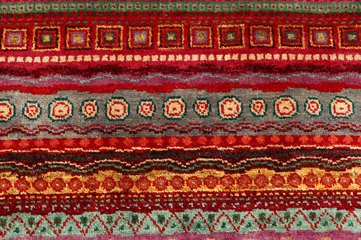 Multi Colored Gabbeh 2' 7 x 10' 1 - No. 61097 - ALRUG Rug Store